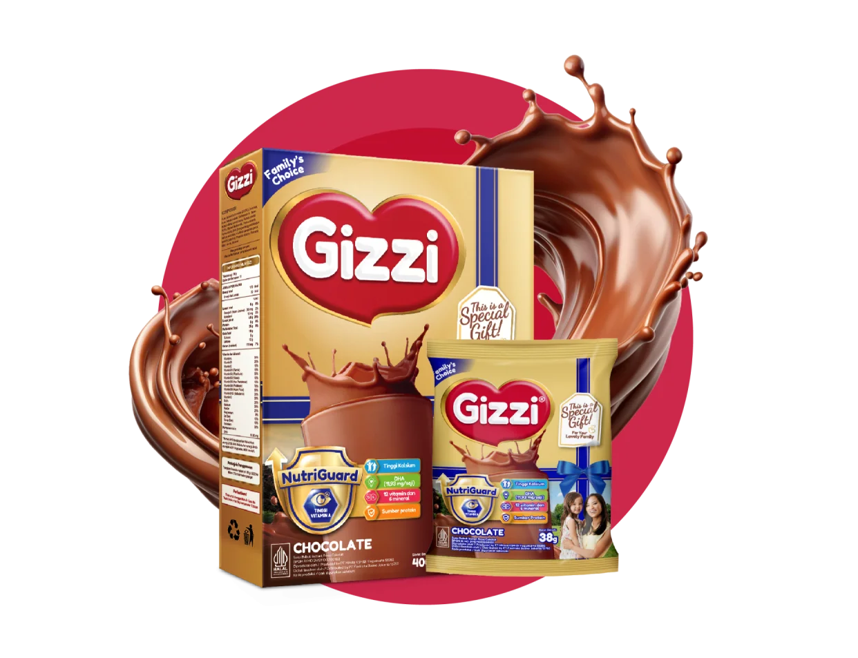 Gizzi Susu Bubuk Cokelat